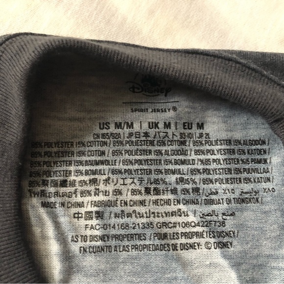 🎉SALE!!🎉 Disney Parks Up to No Good Villain Spirit Jersey Sz M - Picture 5 of 7